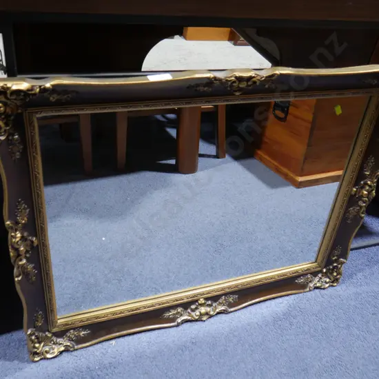 Guilt framed mirror