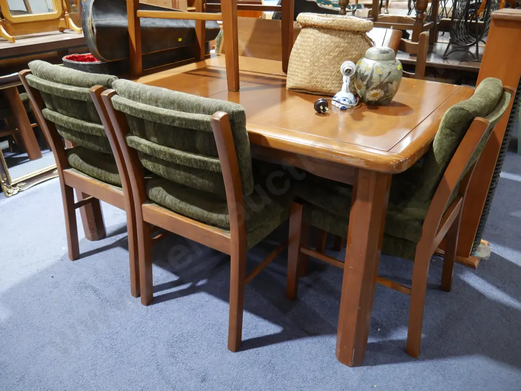 Dining table and six chairs Image 1++