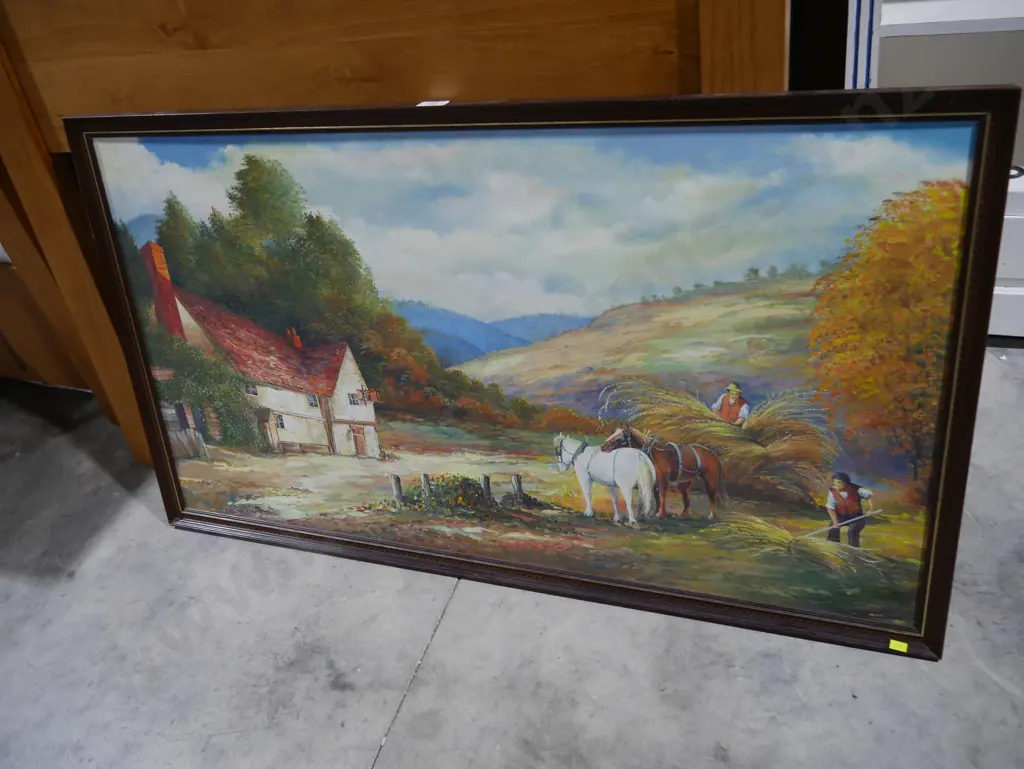 Large framed painting Image 1++