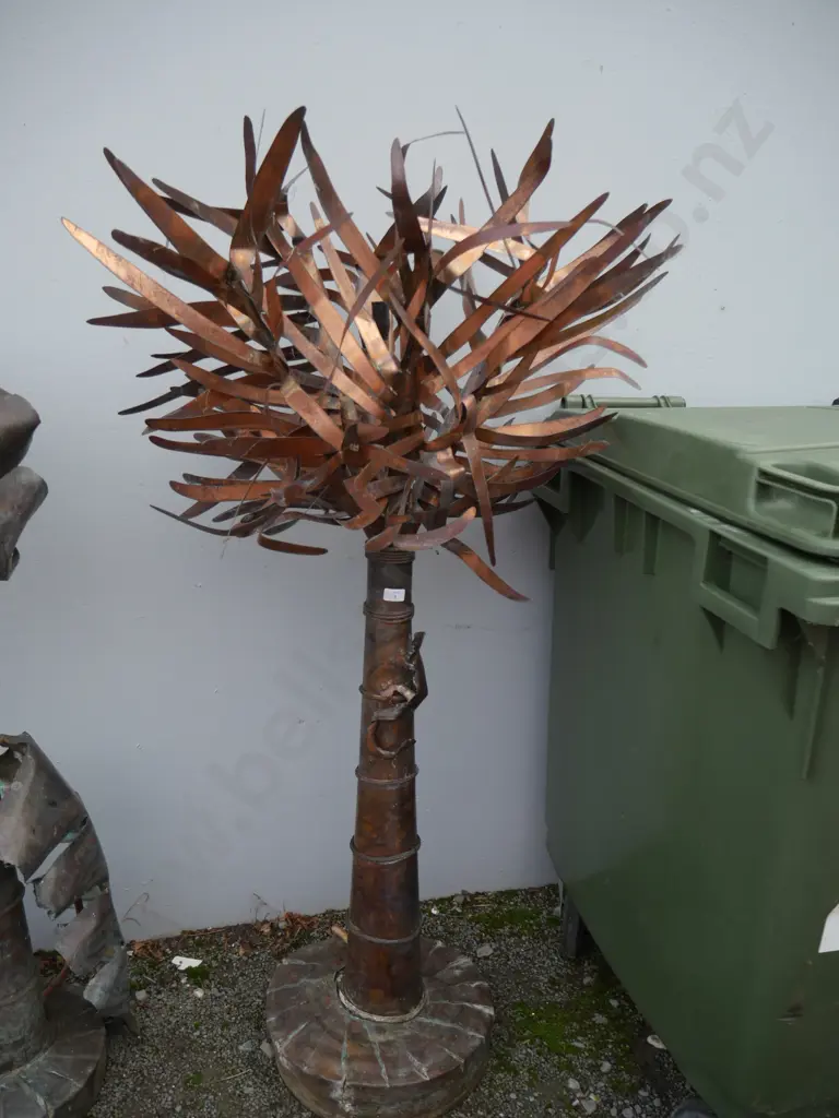 Copper tree garden feature Image 1++