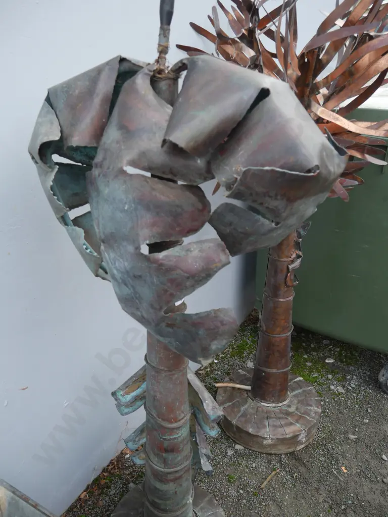 Copper tree garden feature Image 1++