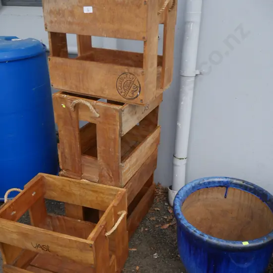Wood crates