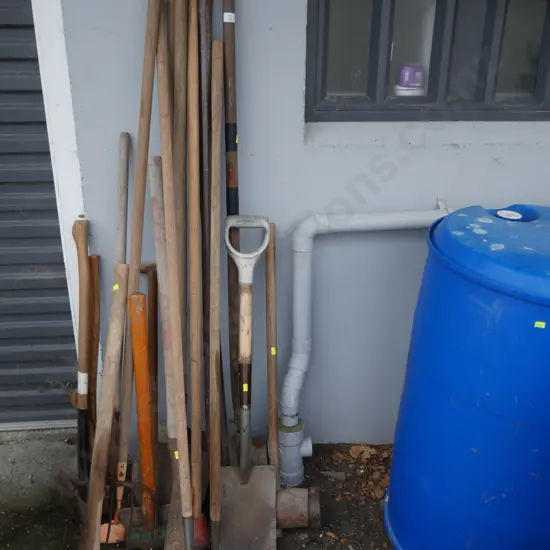 Assorted garden tools