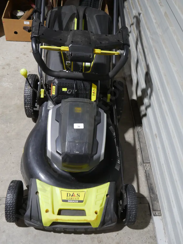 DAS Garten battery lawnmower Image 1++
