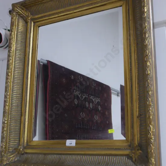 Gilt framed mirror