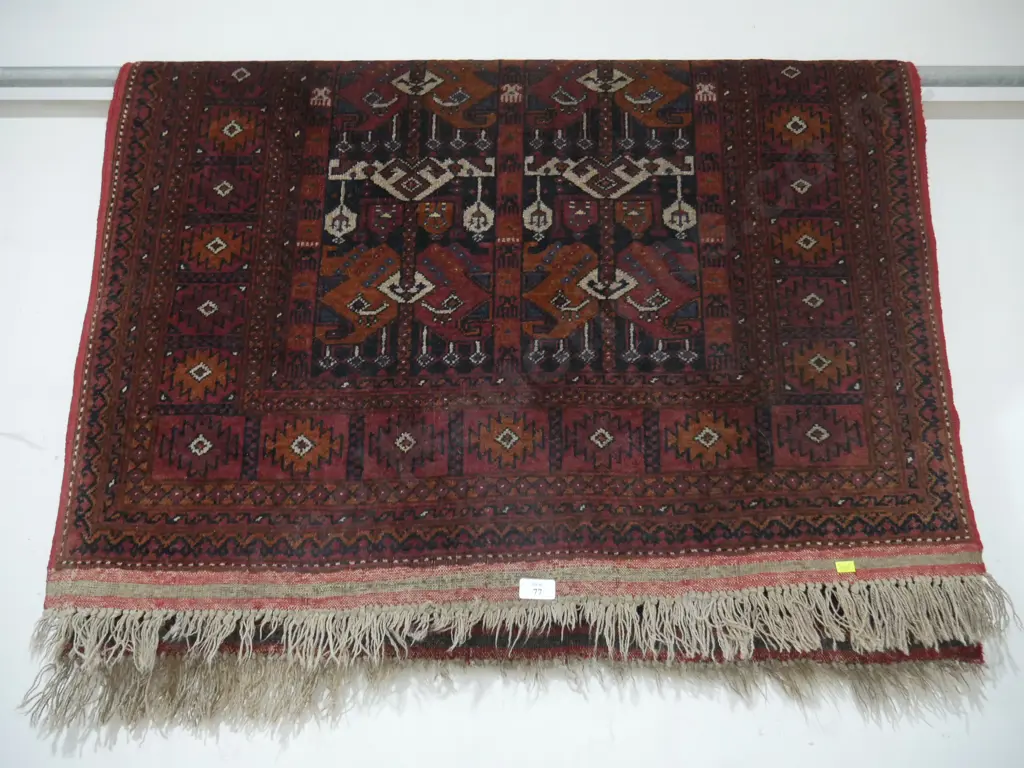Hand knotted floor rug Image 1++