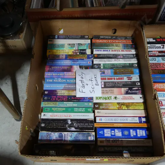 Fantasy and sci-fi books