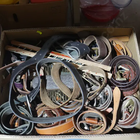 Leather belts