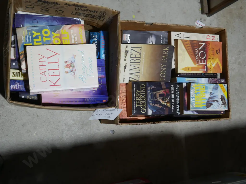 2 boxes of books Image 1++