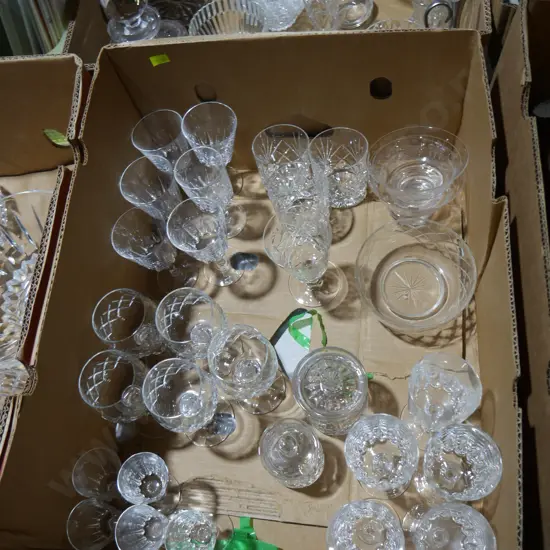 Crystal, glassware