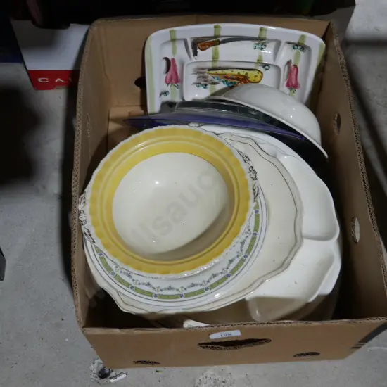 Serving plates etc