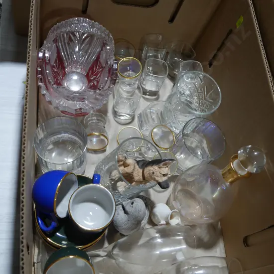 Glassware etc