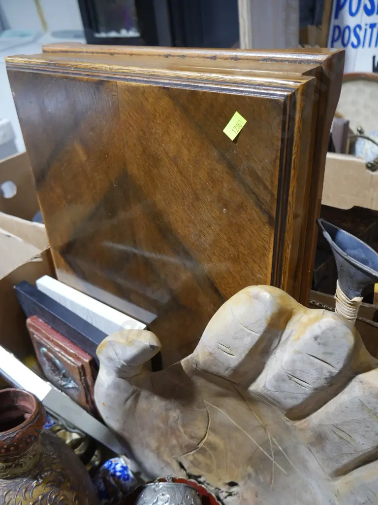 Art, wooden hand etc Image 1++