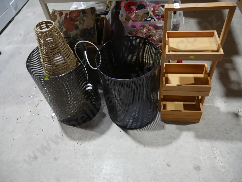 Lamp, wooden stand etc Image 1++