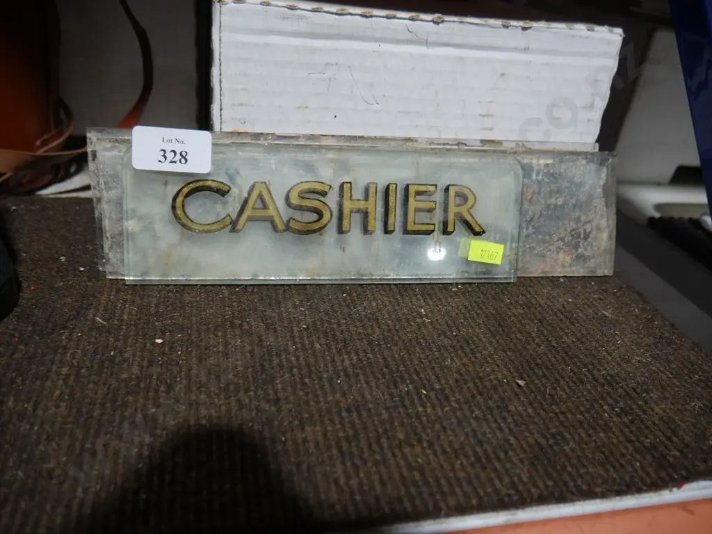 Glass sign etc Image 1++