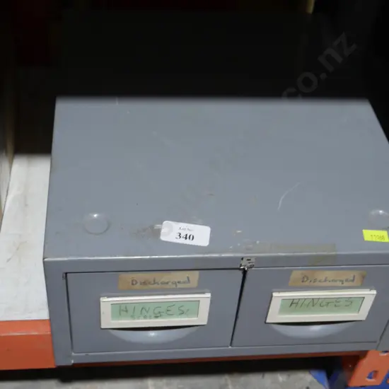 Metal filing drawers