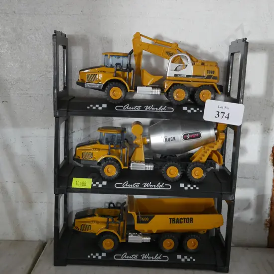 3 construction vehicle models