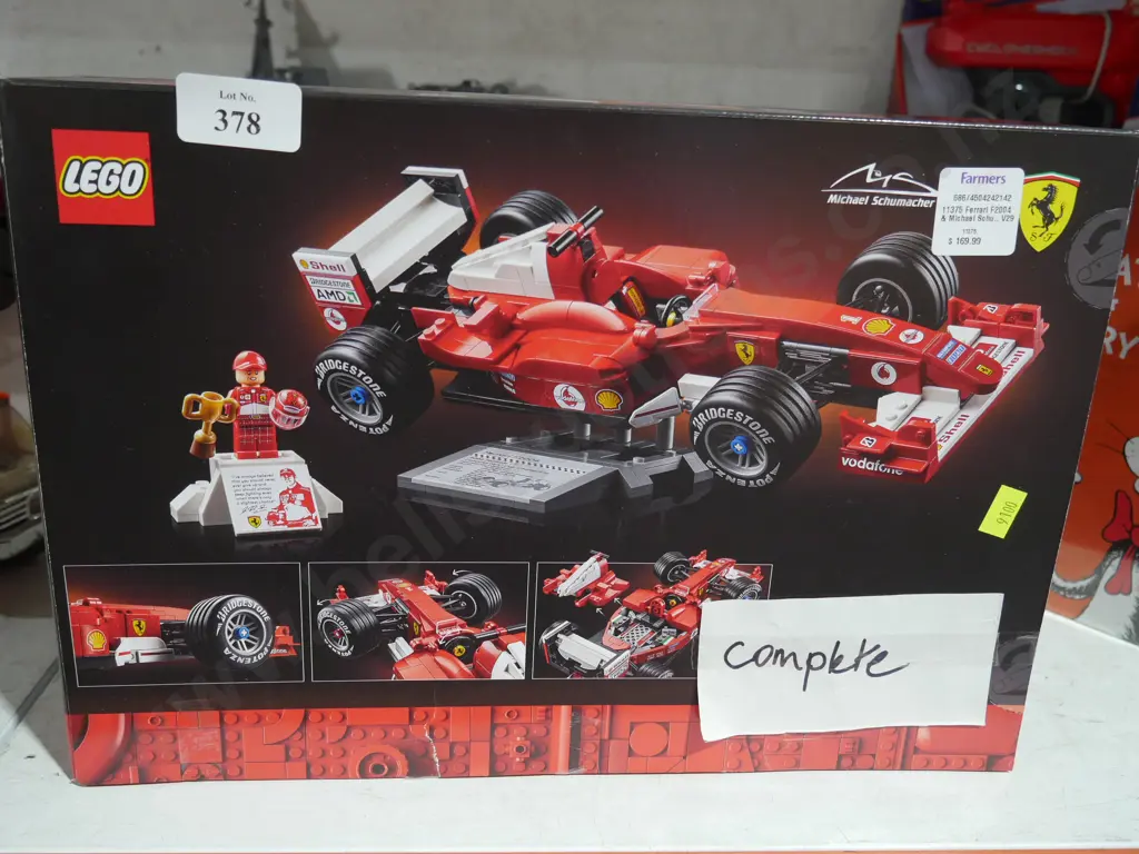 Michael Schumacher, Ferrari Lego set Image 1++