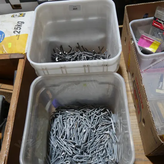 Staples and nails