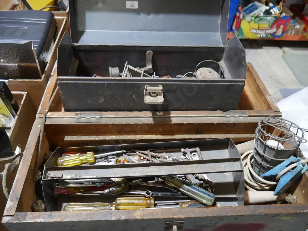 Two toolboxes and contents Image 1++