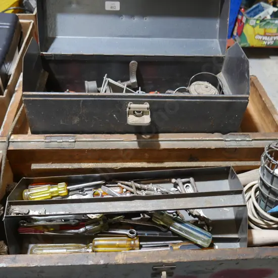 Two toolboxes and contents