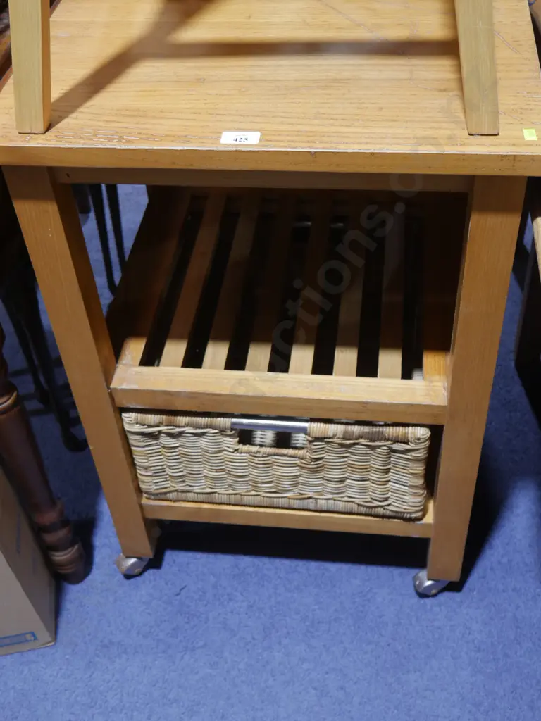 Wooden trolley Image 1++