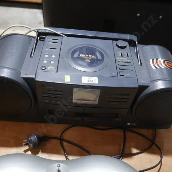 Sharp stereo cassette recorder