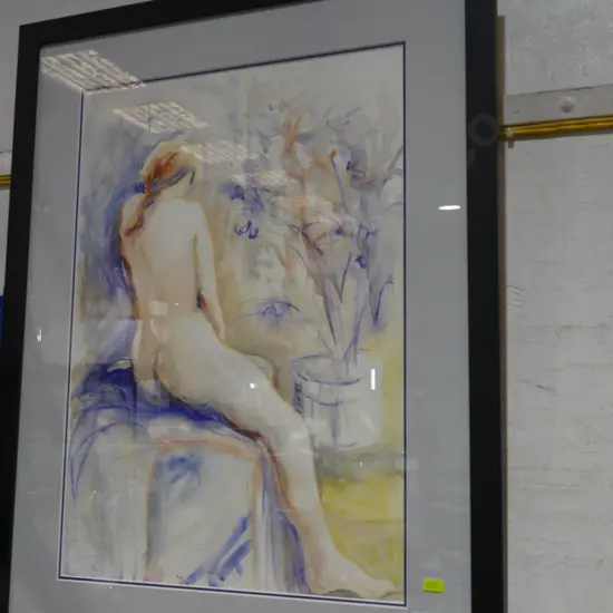 Nude watercolor artwork