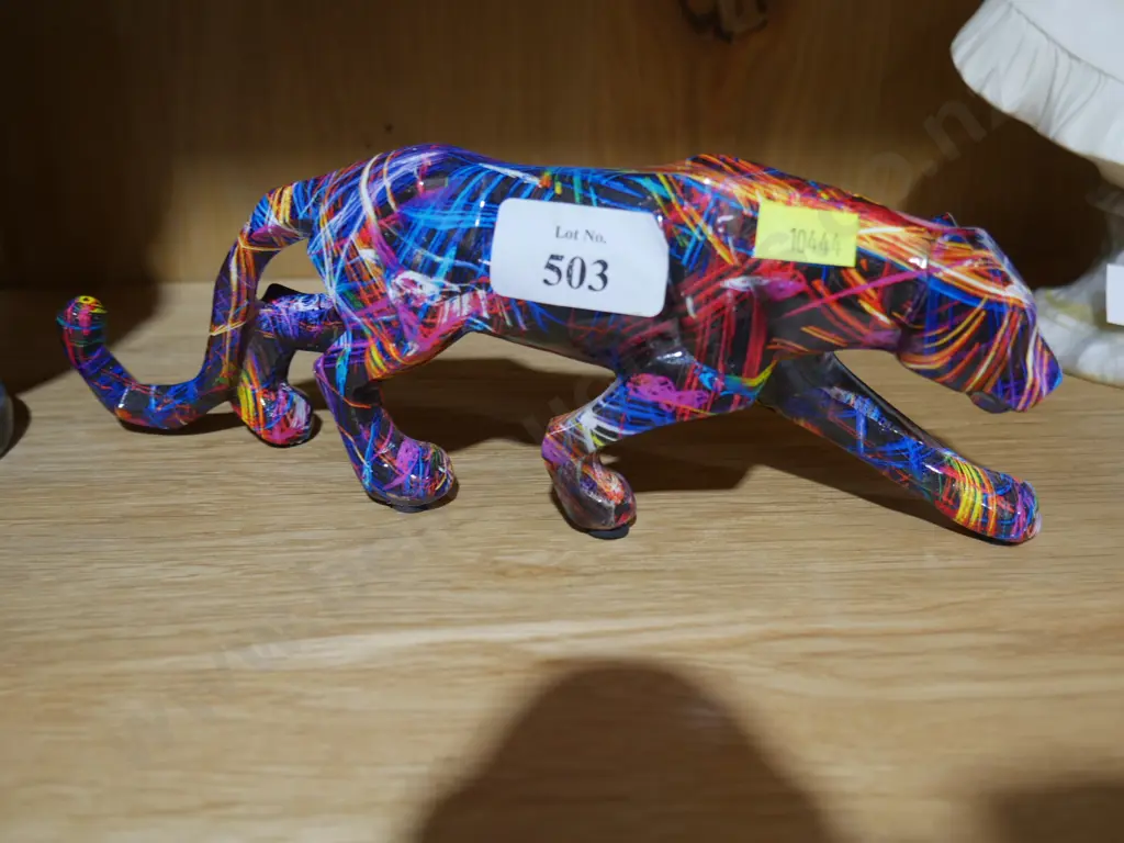 Graffiti panther sculpture Image 1++