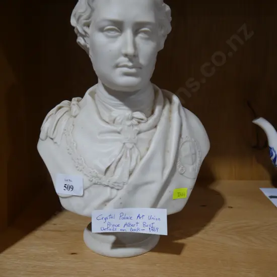 Crystal palace art union Prince Albert bust