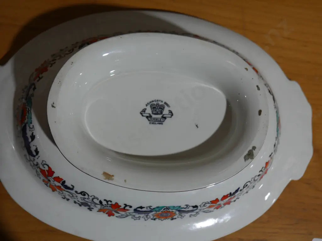 Ashworth Ironstone covered serving dish Image 1++