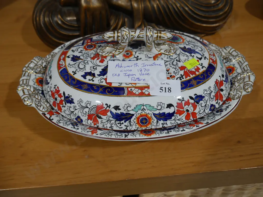 Ashworth Ironstone covered serving dish Image 1++
