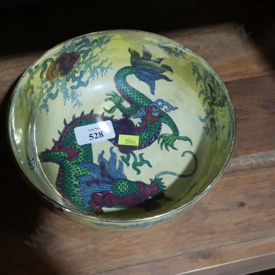 Bursley ware dragon bowl