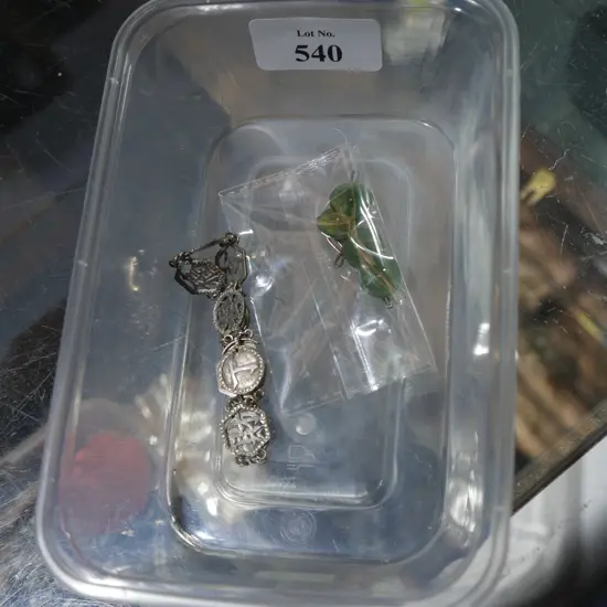 Silver bracelet etc