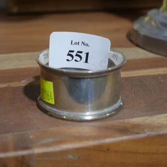 Stirling silver napkin ring