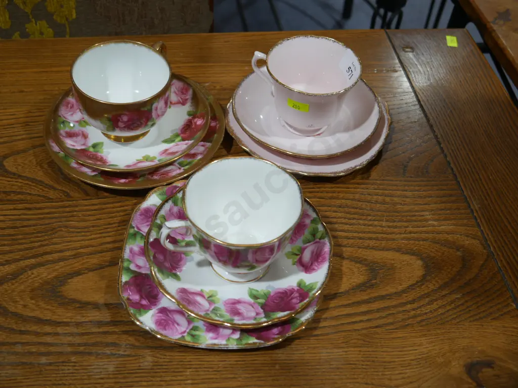 Royal Albert and Vale trios Image 1++