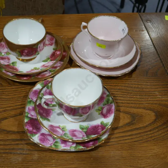 Royal Albert and Vale trios