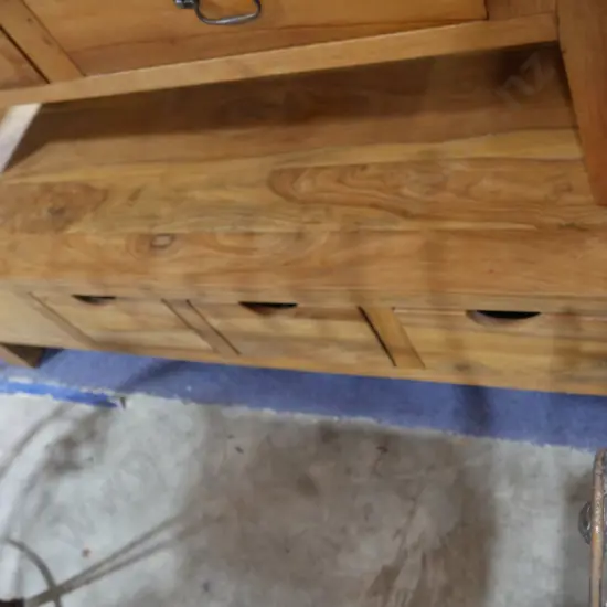 Solid wood coffee table