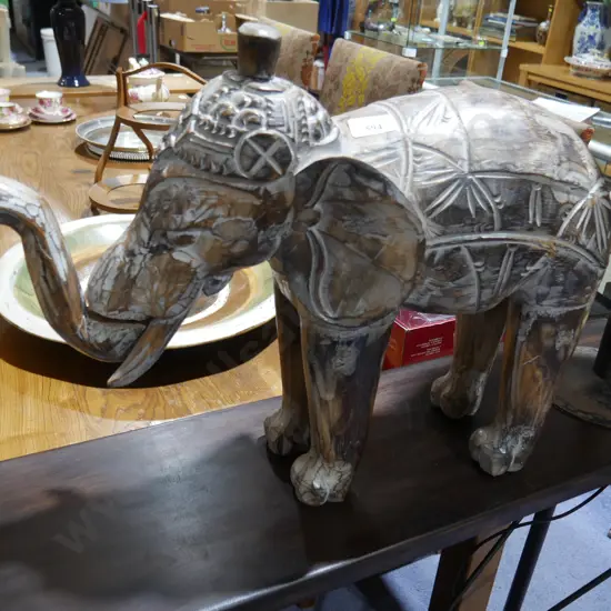 Wooden elephant