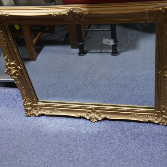Gilt frame mirror