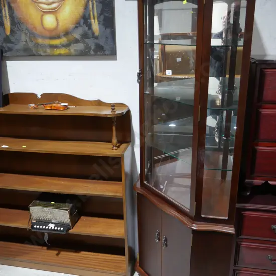 Corner display cabinet