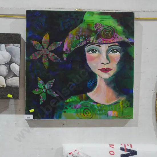 Canvas oil painting