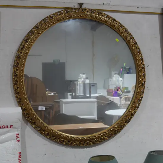 Gilt frame mirror