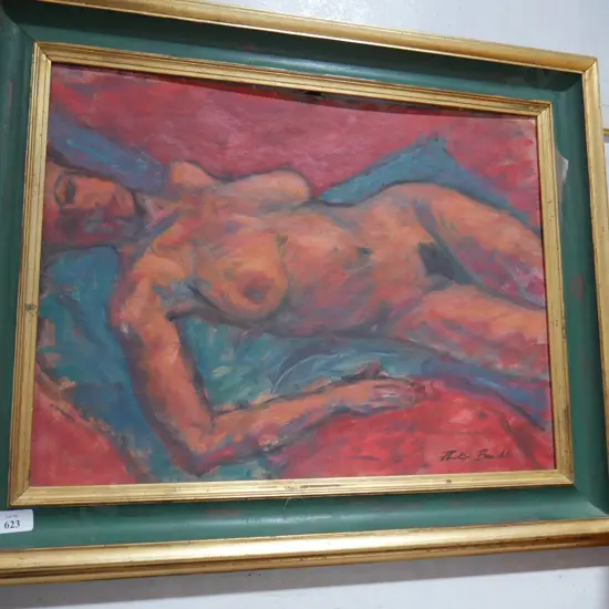 Nude oil painting - Philip Beadle