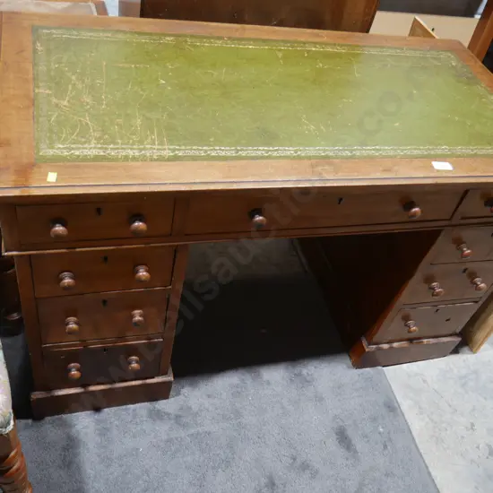 Leather top desk
