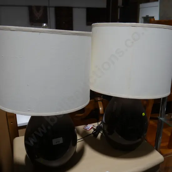 Pair of table lamps