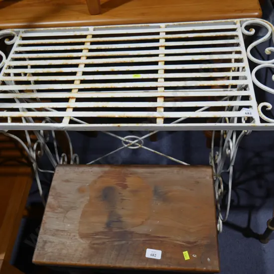 Wrought iron table