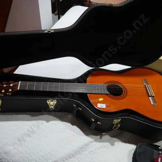 Yamaha guitar and case