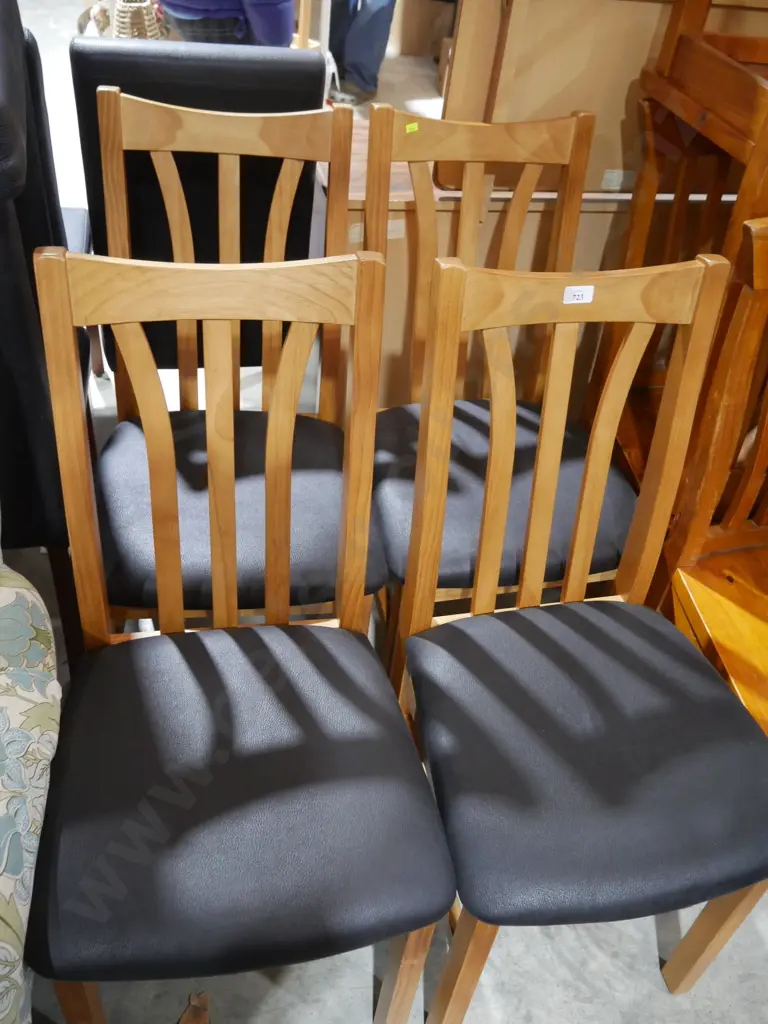 Set of four new dining chairs Image 1++