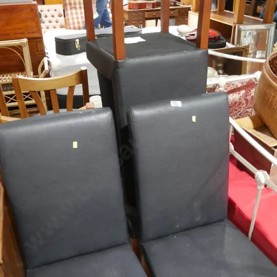 Four dining chairs